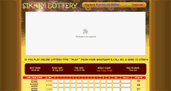 Desktop Screenshot of mysikkimlottery.com